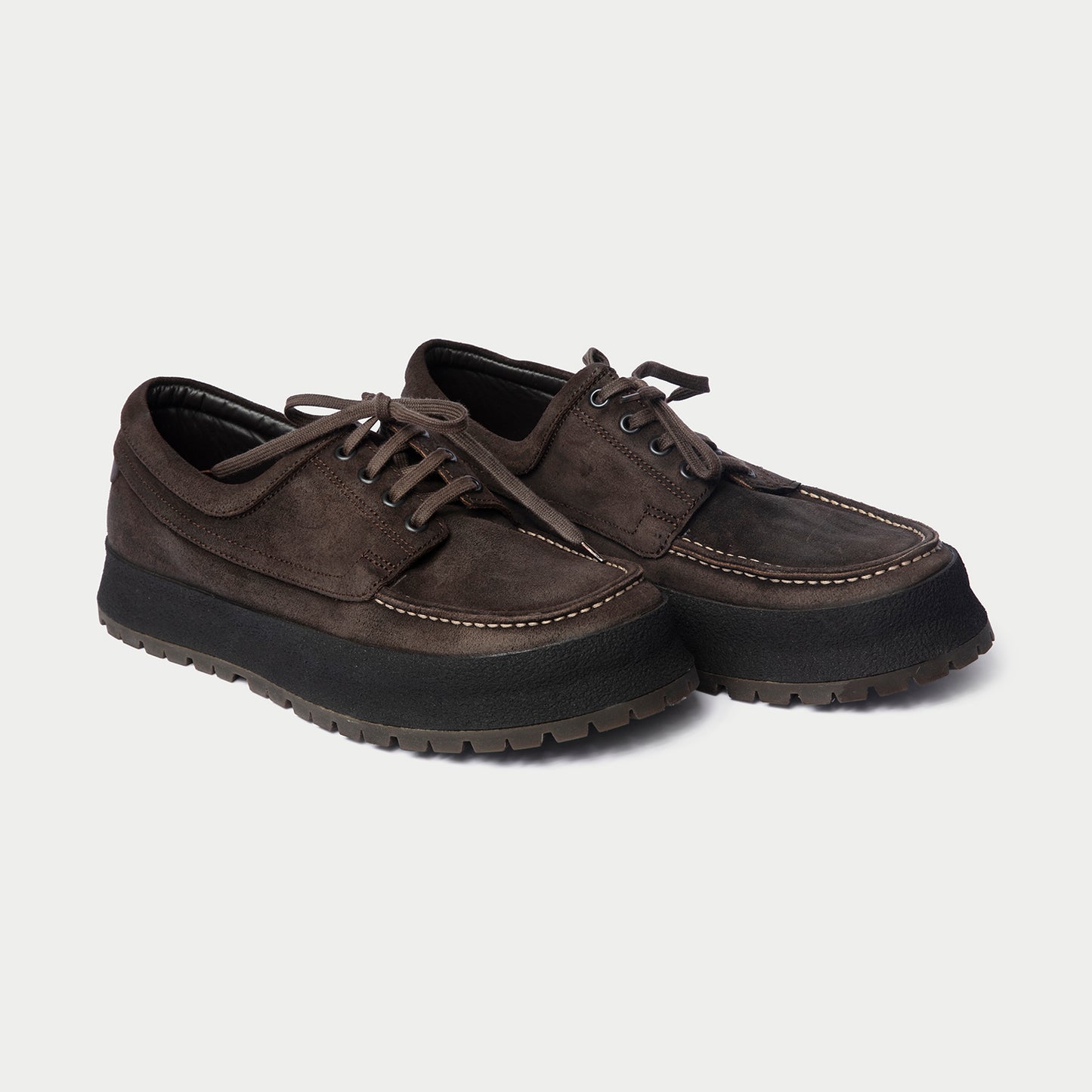 SHOES RUBBER CALF SUEDE