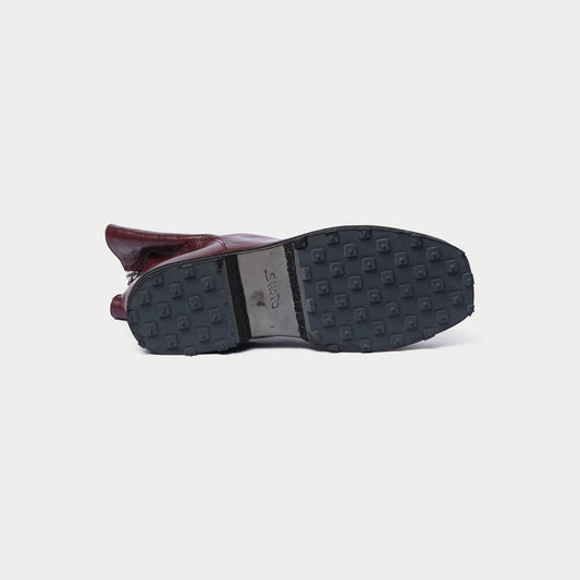 PX ZIP-UP RUBBER GATSBY BORDEAUX